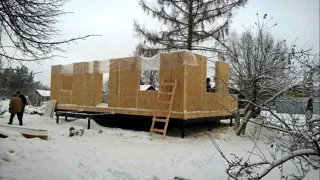 Haus nach Projekt „Elegant“, Rybinsk: Wandmontage