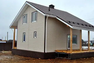 Haus nach Projekt „Radoniza“, Dorf Kadnikovo: Fertiges Haus