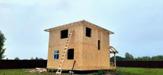 Haus 115 m², individuelles Projekt, Dorf Golovino: Obergeschoss und Dachgeschoss