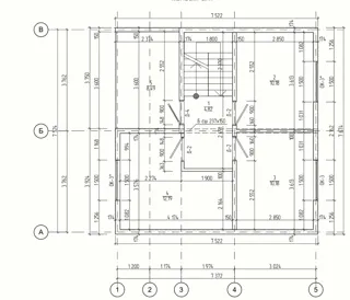 Haus 95 m² nach individuellem Projekt, Dorf Reshma: Projektgrundriss