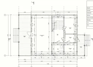 Haus 153 m² nach individuellem Projekt, Rostov: Projektgrundriss