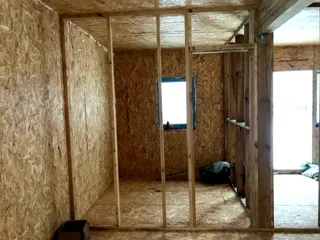 Haus 60 m² nach individuellem Projekt, Dorf Slobodka Sergiev: Trennwände