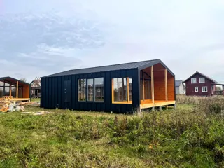 “Barnhouse 76.1” projesine göre ev, Strelnikovo köyü