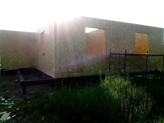 Haus nach individuellem Entwurf, Dorf Fedosovo: Wandmontage