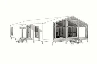 Özel projeye göre 120 m² ev, Ilino köyü