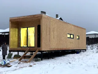 “Ochag” projesine göre ev, Sokolovo köyü: tamamlanmış ev