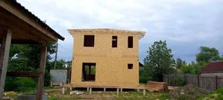 Haus 123,5 m², individuelles Projekt, Furmanov: Obergeschoss und Dachgeschoss