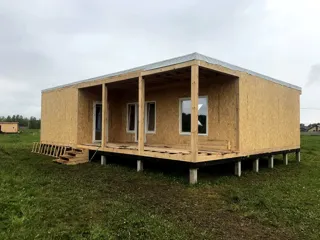 Haus nach Projekt „Mistika - E2.8“, Gebiet Moskau: Fertiges Haus