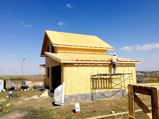 Garage, “Solo + garage” design, Belgorod Region: second floor and attic floor