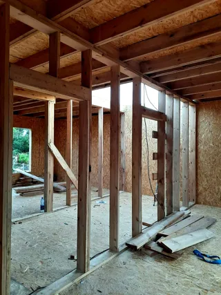 Haus 153 m² nach individuellem Projekt, Rostov: Trennwände
