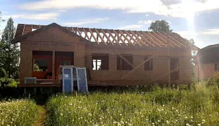 Haus 153,4 m² nach individuellem Projekt, Dorf Vereskunovo: Dach