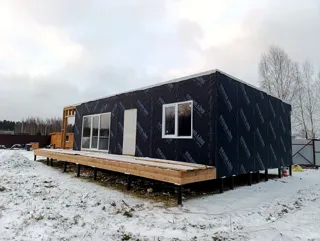 Haus nach individuellem Entwurf, Gebiet Iwanowo: fertiges Gebäude