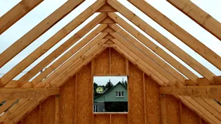 Haus nach individuellem Entwurf, Dorf Novo-Talitsy: Dach