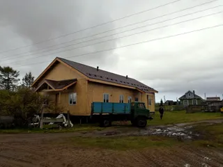 Custom-design house, Arkhangelsk Region: finished building