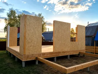 Haus nach individuellem Entwurf, Gebiet Nischni Nowgorod: Wandmontage