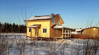 Haus nach Projekt „Jessentuki 8x8“, Dorf Kadnikovo: Fertiges Haus