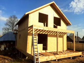 House based on the “Lotos” design, Glubokovo village: completed house