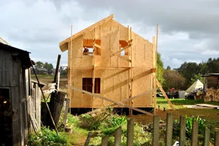 Haus nach Projekt „Alfa“, Siedlung Tonshaevo: Obergeschoss und Dachgeschoss