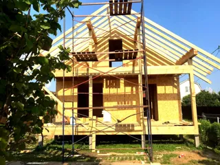Haus nach Projekt „Wesy“, Gartengemeinschaft SNT „Mir“: zweites Obergeschoss und Dachgeschoss