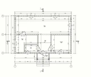 Haus 50 m² nach individuellem Projekt, Dorf Isakovskoe: Projektgrundriss