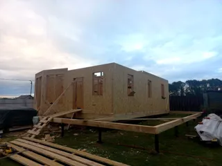 Haus 188 m² nach individuellem Projekt, Dorf Ivanovskoe: Wandmontage