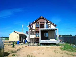 Haus nach Projekt „Arsamas“, Dorf Belyanitsy: Fassadenverkleidung