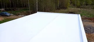 62 m² house based on the “Mistika s” design, Korobovo village: roofing