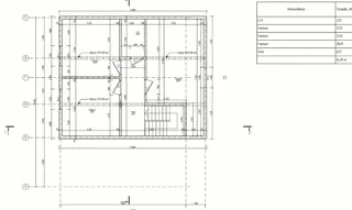 Haus 138 m² nach individuellem Projekt, Kostroma: Projektgrundriss