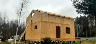 103 m² house based on the “Ermak” design, Timoshkino village: second floor and attic