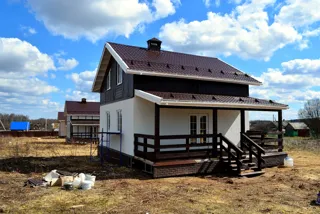 Haus nach Projekt „Sefir“, Dorf Kadnikovo: Fertiges Haus