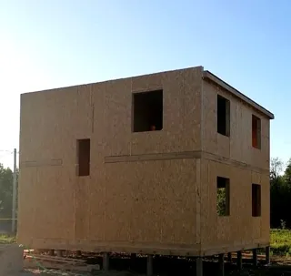 Haus 112,5 m², Projekt „Kostroma“, Dorf Nastasino: fertiges Haus