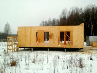 Haus nach Projekt „Mistika - S2.8“, Gebiet Moskau: Wandmontage