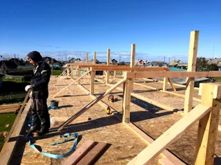 Custom-design house, Arkhangelsk Region: roofing
