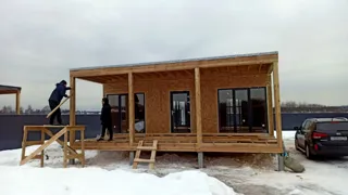 83,6 m² house, “Yaroslavl” design, Podporino village: finished house
