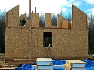 96 m² ev, özel proje, Konokhovo köyü: ikinci kat ve çatı katı