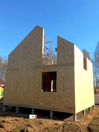 Haus nach Projekt „Awdeewo“, Dorf Pokrov: Obergeschoss und Dachgeschoss