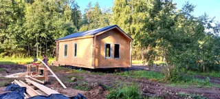 Özel projeye göre 53,5 m² ev, Leningrad bölgesi: tamamlanmış ev