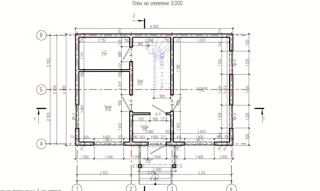 “Zareçe” projesine göre ev, Yaroslavl bölgesi: proje planı