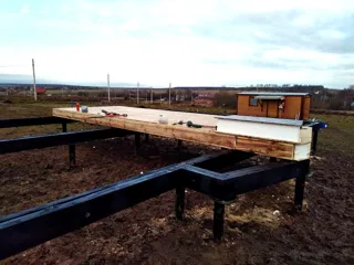 “Garmoniya 122.89” projesine göre ev, Tula bölgesi: temel ve alt bağlama kirişi