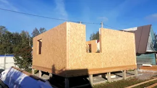 Haus 42,5 m² nach Projekt „Bulat“, Rybinsk: Wände