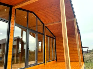 “Barnhouse 76.1” projesine göre ev, Strelnikovo köyü: tamamlanmış ev