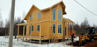 Haus 152 m², Projekt „Prag“, Dorf Lysnovo: fertiges Haus
