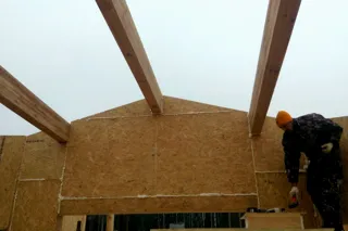 Haus nach Projekt „Slatoust“, Gebiet Moskau: Dach