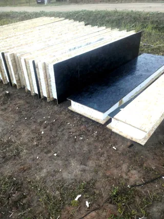Haus nach Projekt „Mistika - S2.8“, Narofominsk: SIP-Boden auf Höhe 0