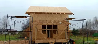 86 m² house based on the “Solo” design, Kozhevnikovo village: roofing