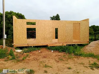 Özel projeye göre 116 m² ev, Ankudinovo köyü: duvar montajı
