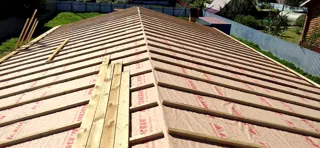 Haus 145 m² nach individuellem Projekt, Siedlung Volga: Dach