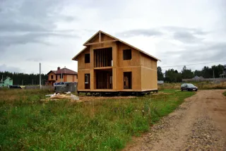 Haus nach Projekt „Sokol - 2“, Dorf Krivtsovo: Fertiges Haus