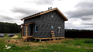 Haus nach Projekt „Jessentuki 7.5x7.5“, Dorf Rastunovo: Fertiges Haus