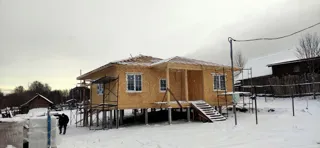 Haus 104 m² nach individuellem Projekt, Dorf Kornevo: Fertiges Haus
